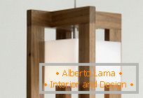 Modern lamps from dark wood from the company Cerno