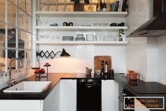 interior of a modern small kitchen, photo 30