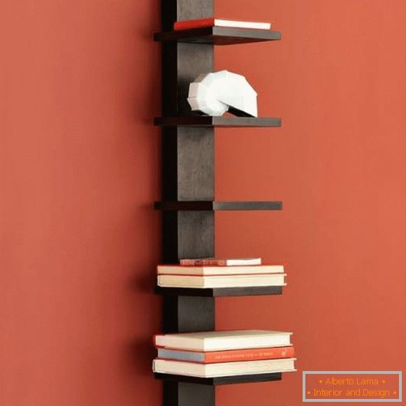 Wall shelves for books and decor