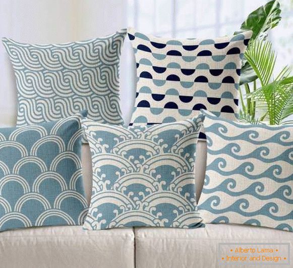 Stylish home decoration items - pillows with prints