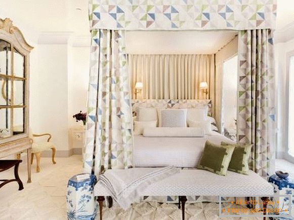 Modern bedroom design - canopy photo