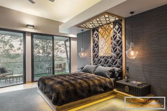 Bedroom design - modern luxury photo