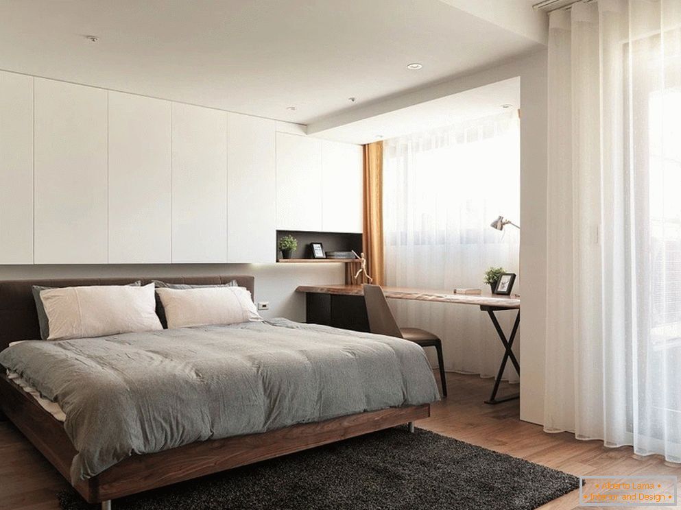Thoughtful storage space in the bedroom