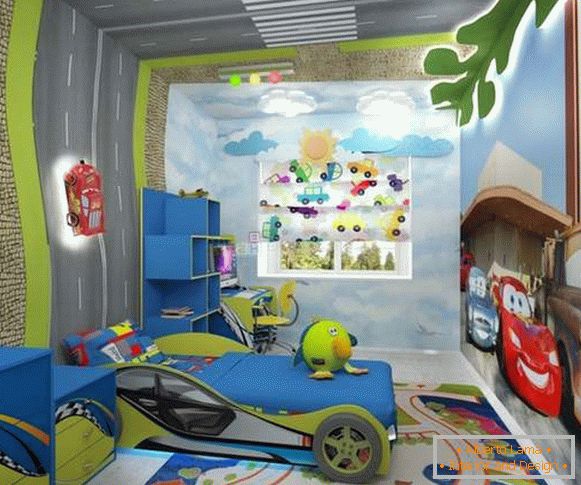 interior of a children's room for a boy of 7 years old, photo 12