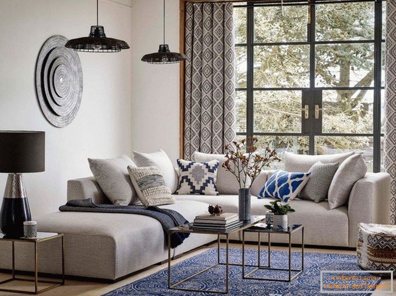 The combination of furniture and textiles
