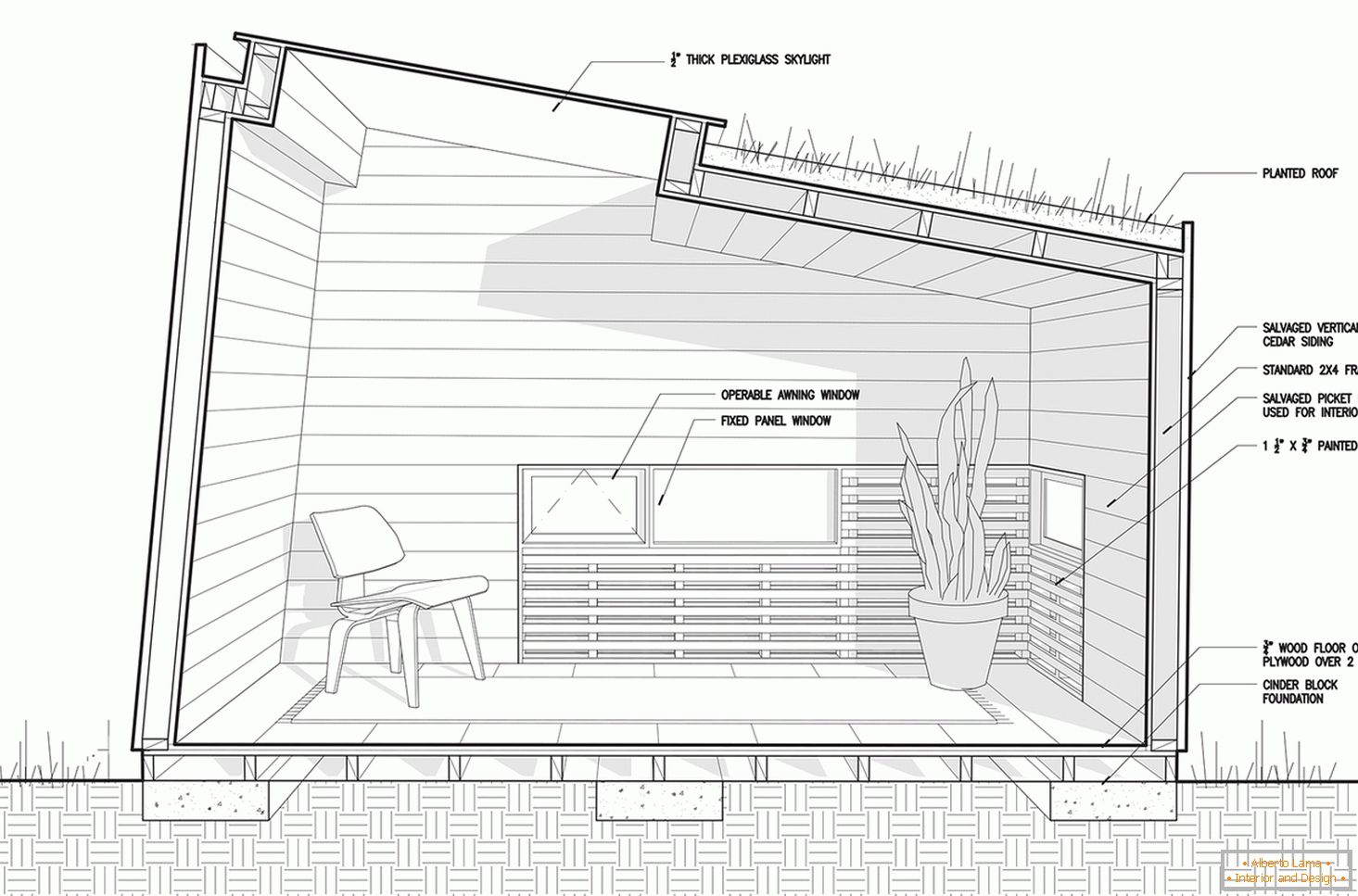Interior layout of a small house - photo 2