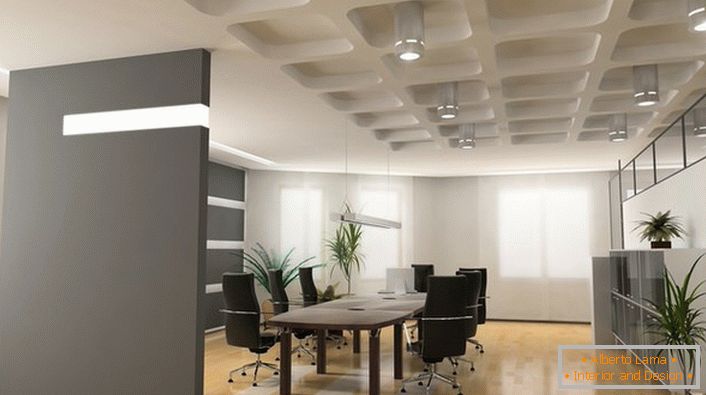 High-tech style is universal. It is ideal for decoration of residential and commercial premises. 