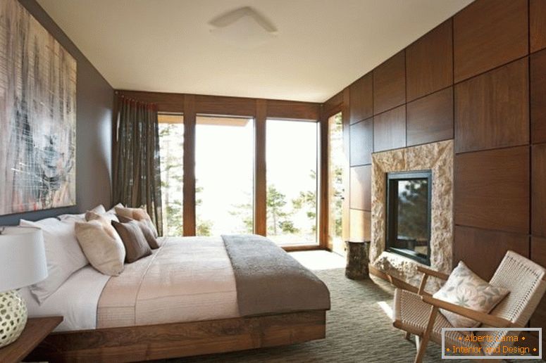 Bedroom in eco-style