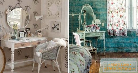 Bedroom cheby chic with dressing table