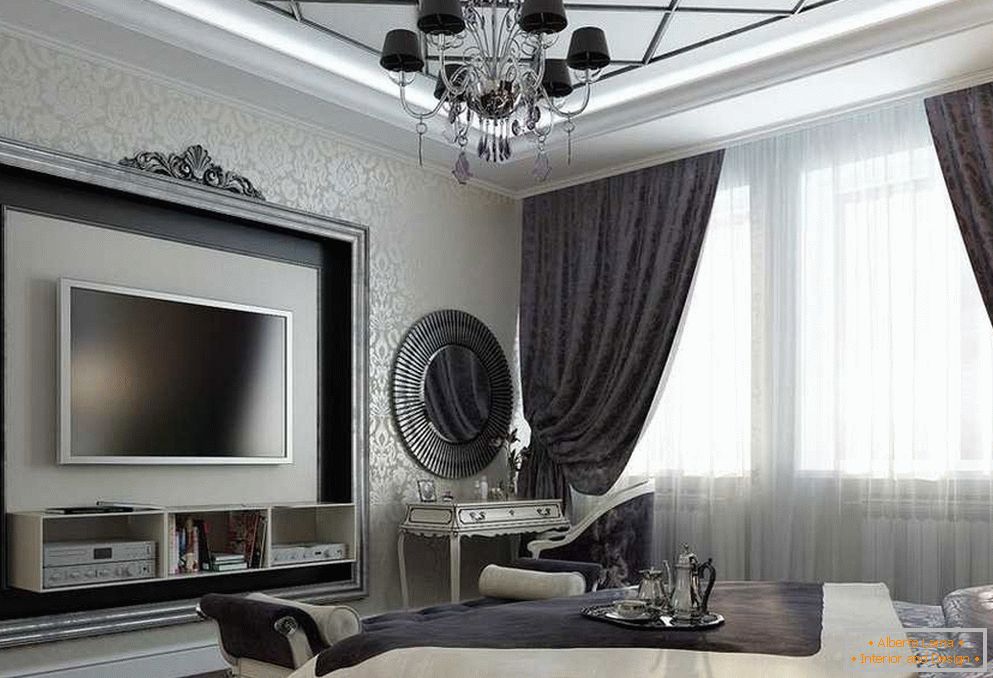 Bedroom in Art Deco style