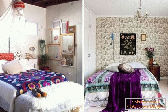 Bedroom in Boho style - photos of the best ideas