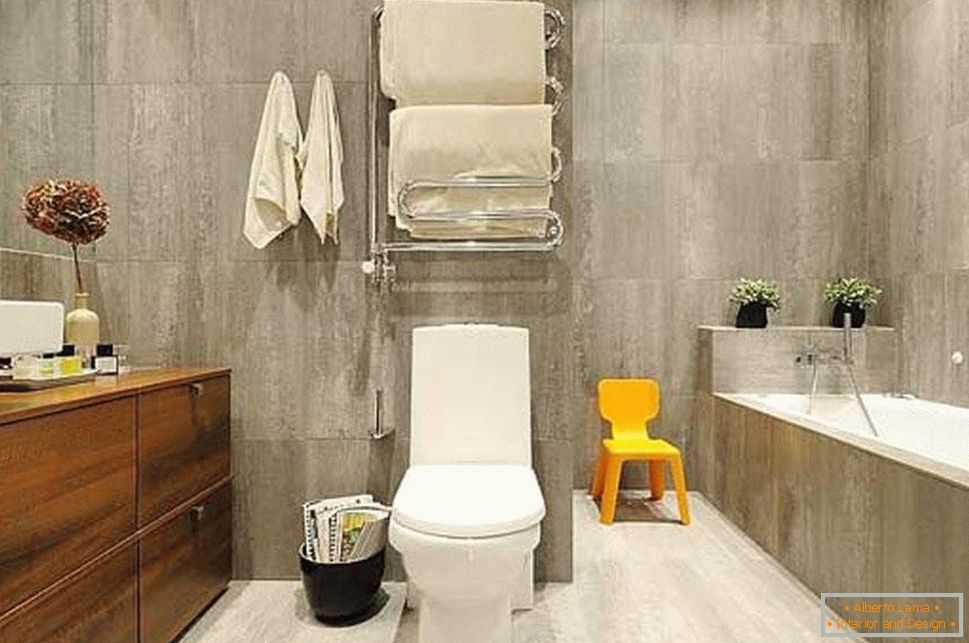 Lavatory-style bathroom