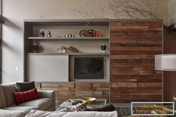mini wall in the living room in a modern style, photo 31