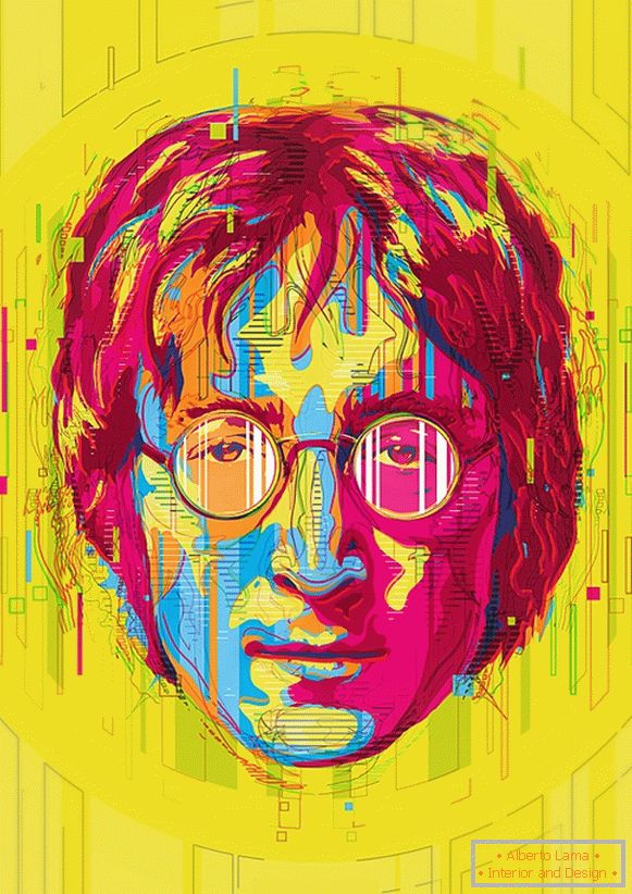 Illustration by John Lennon, Mart Biemans