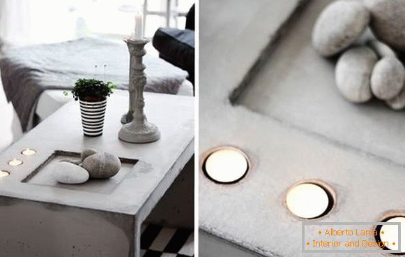 Crafts for the home: beautiful table