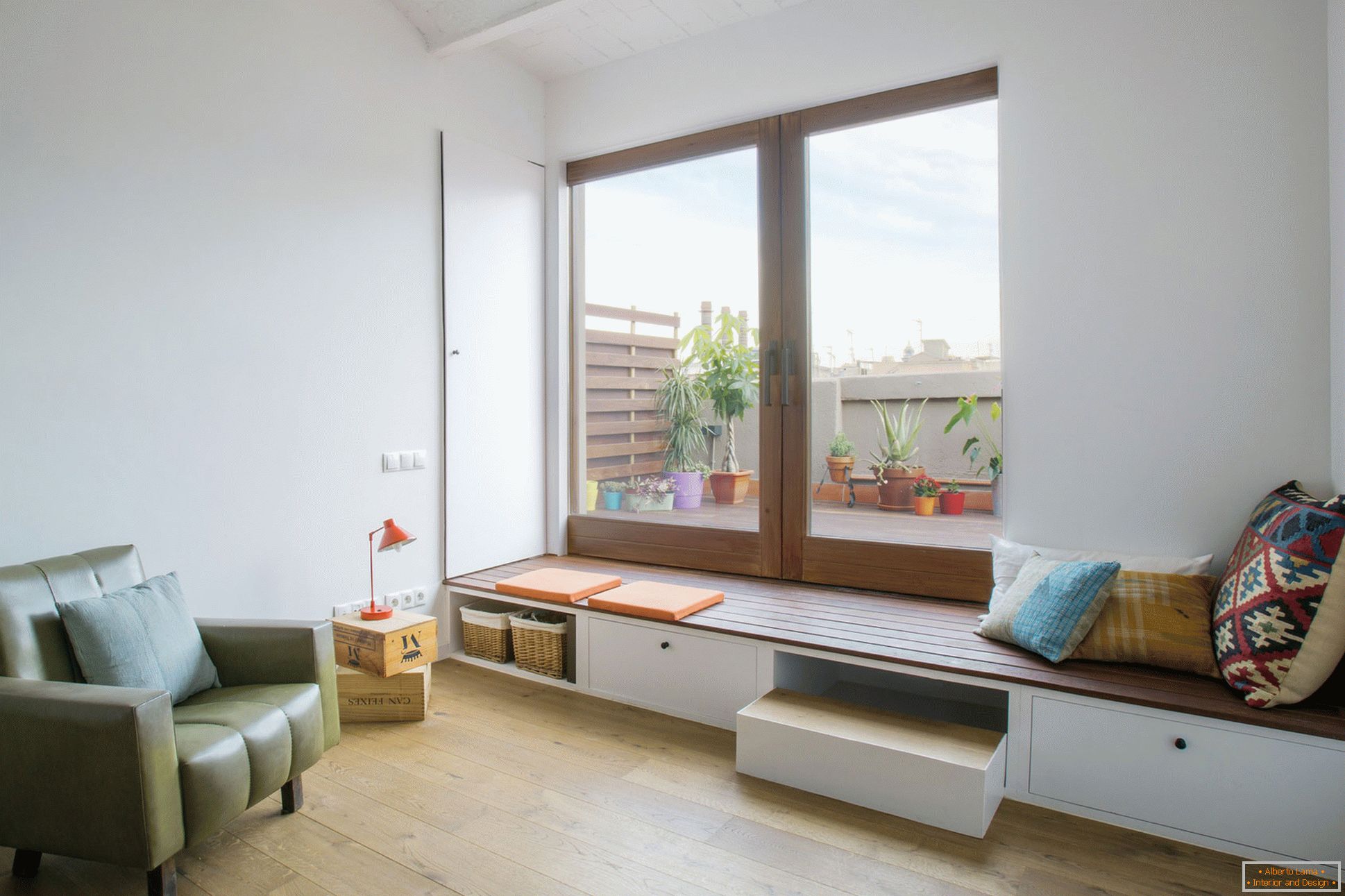 Interior design of a small apartment in Barcelona
