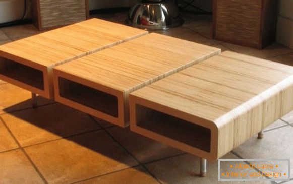 Coffee table from plywood, photo 33