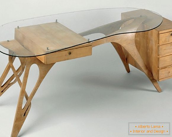 A desk made of plywood, photo 53