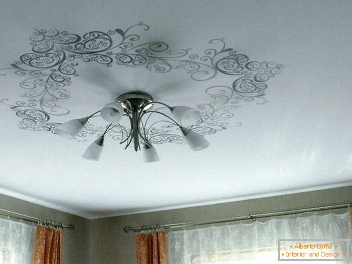 The fabric texture of the fabric ideally emits a ceiling with an impeccable, even finish of the plaster.