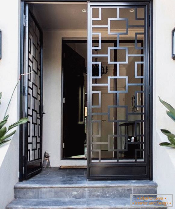 Stylish doors to enter the house