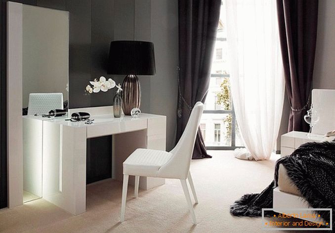 Dressing tables with a mirror for a bedroom photo 10