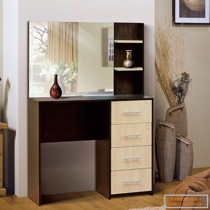 Dressing tables with a mirror for a bedroom photo 31