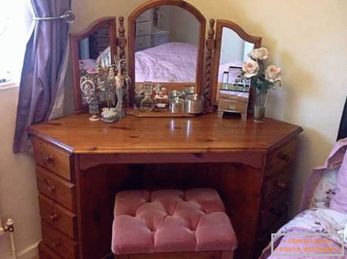 Corner dressing table for a bedroom photo 36