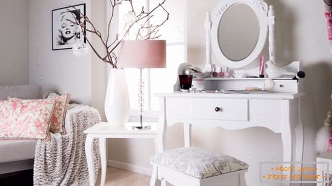 Dressing tables with a mirror for a bedroom photo 9