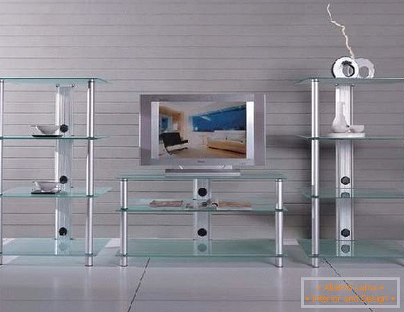Glass cabinet for TV, photo 24