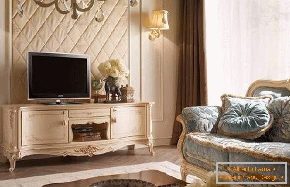 TV stand in a classic style, photo 27