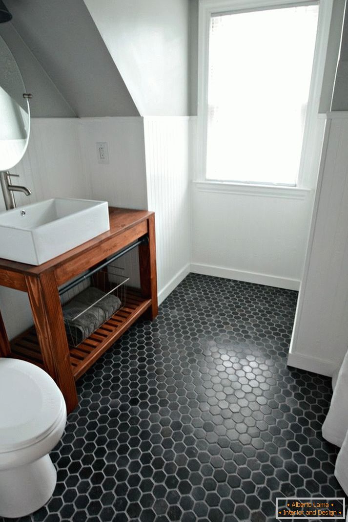 black-bathroom-floor