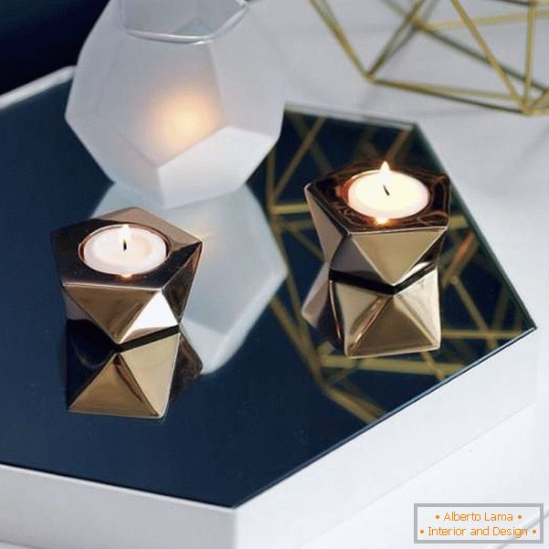 Candlesticks in geometric form