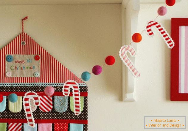 On photo 38: Decoration of a children's room for the new year