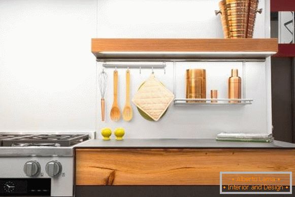 Стandльные современные аксессуары для рейлandнгов на кухню - фото