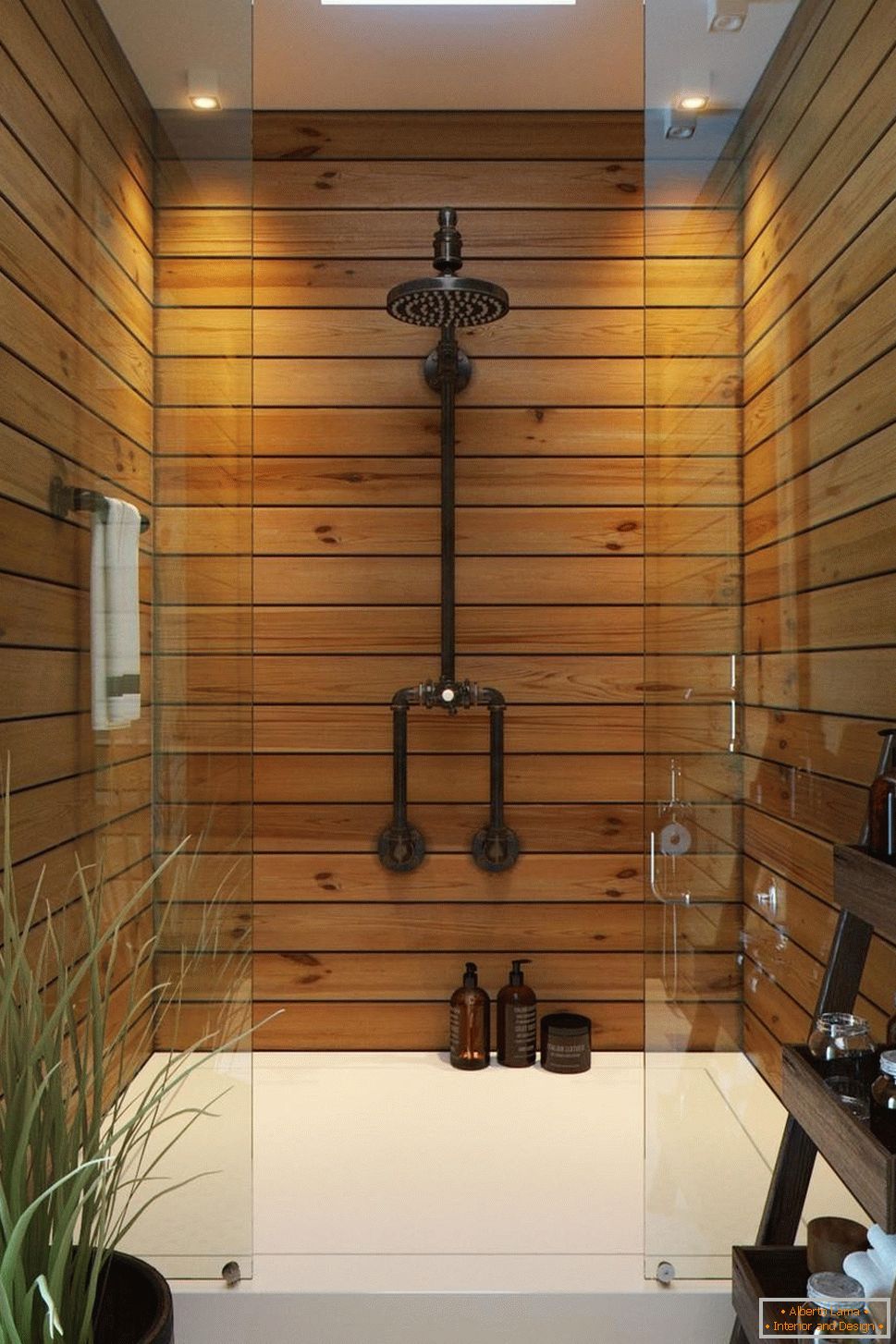 Beautiful shower cabin