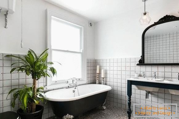 Bathroom in loft style and industrial