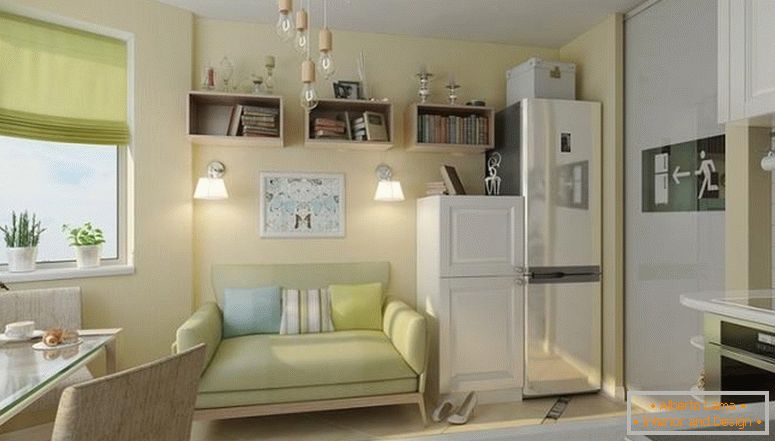 Interior of a two-room apartment