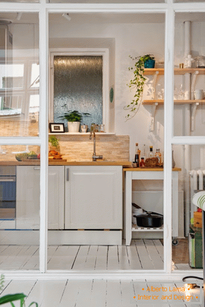 Kitchen in Scandinavian style