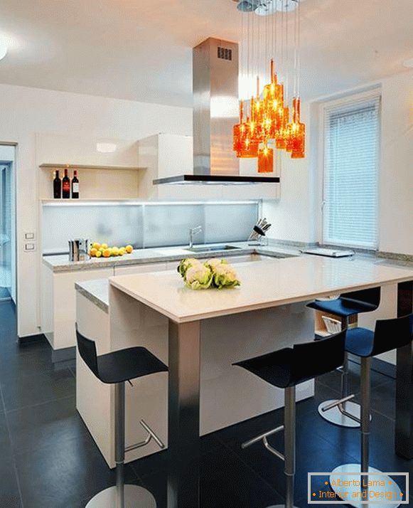 Kitchen design in modern style