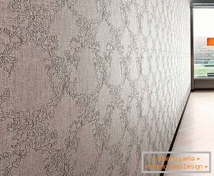 Synthetic textile wallpaper