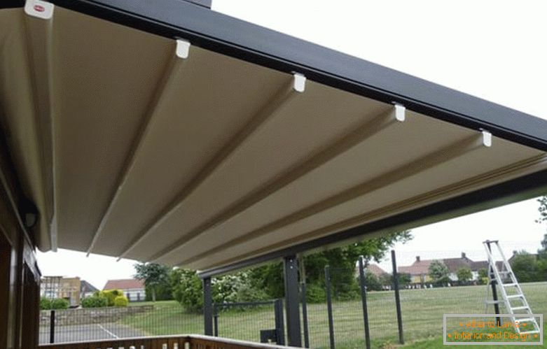 Awnings for terraces
