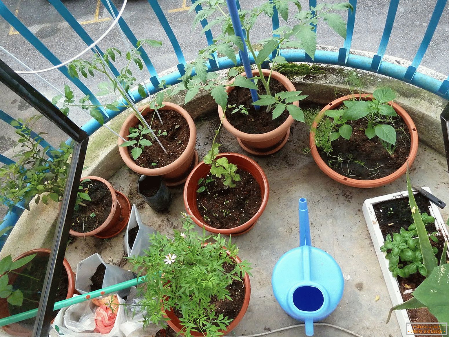 Design of a small balcony