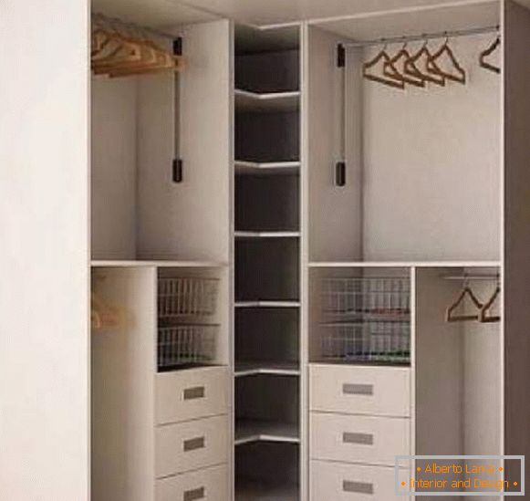 built-in wardrobe compartment in the hallway with their own hands, photo 35