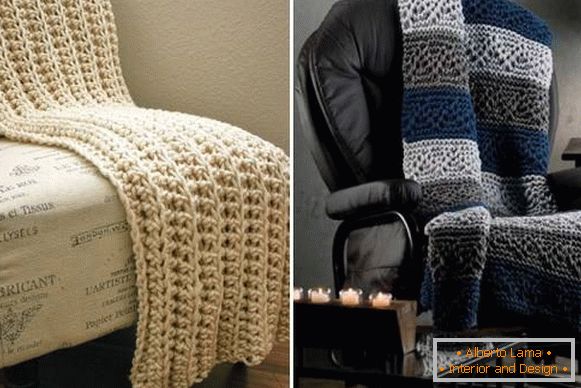 Knitting for home decoration