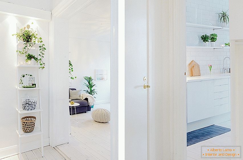 Elegant interior of a Swedish apartment
