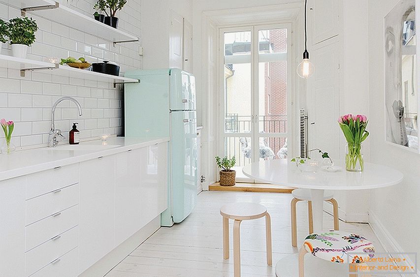 Elegant interior of a Swedish apartment