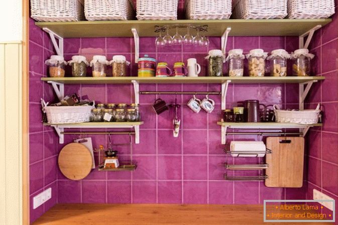 Storage in the kitchen