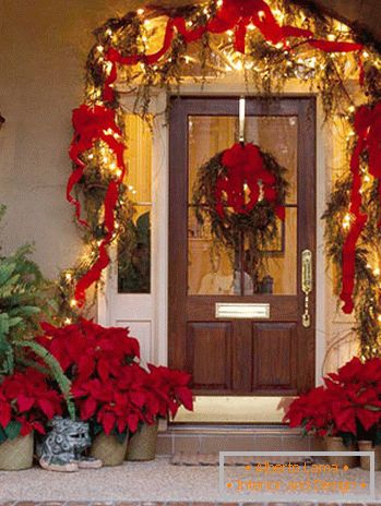 10 ideas for decorating the porch for Christmas