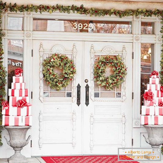 10 ideas for decorating the porch for Christmas