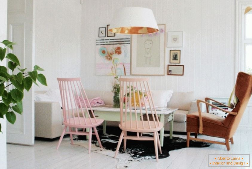 Pastel colors in your dining room
